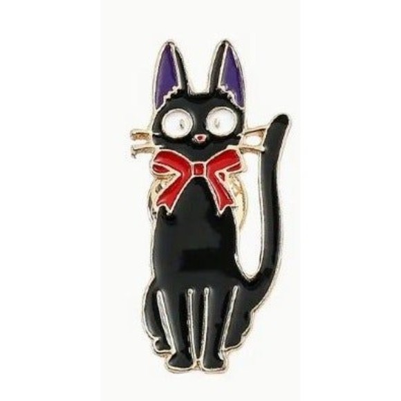 Official Kiki’s Delivery Service Jiji Enamel Pin - Picture 1 of 2